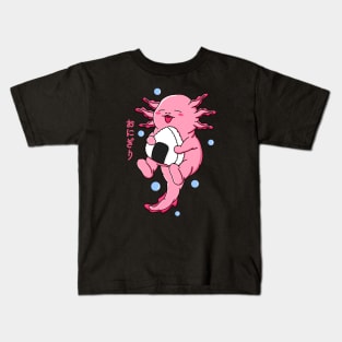 Axolotl Onigiri Kids T-Shirt